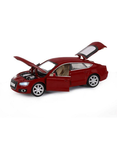 Машина "АВТОПАНОРАМА" Audi A7, красный, 1/24, свет, звук, в/к 24,5*12,5*10,5 см