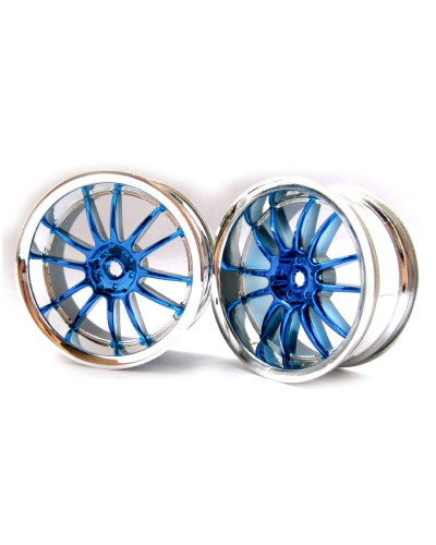 Комплект колес для Himoto Hi5101BL, Голубой Хром