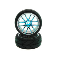 Комплект колес для Himoto Hi5101BL, Голубой Хром