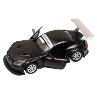 Машина "АВТОПАНОРАМА" BMW Z4 GT3, 1/38, черный, инерция, откр. двери, в/к 17,5*12,5*6,5 см