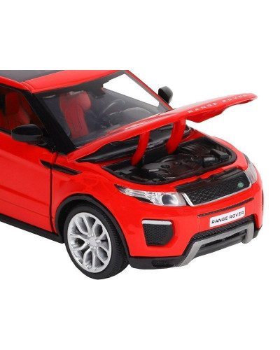 Машина "АВТОПАНОРАМА" Land Rover Range Rover Evoque HSE, красный, 1/32, в/к 17,5*12,5*6,5 см
