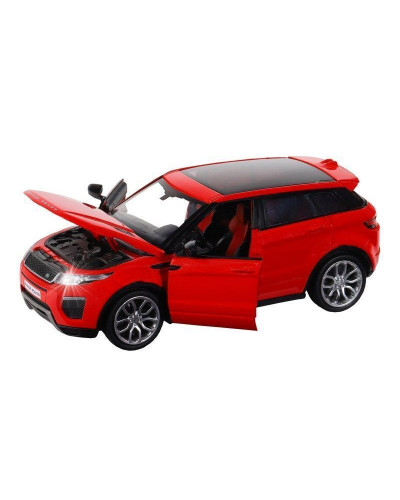 Машина "АВТОПАНОРАМА" Land Rover Range Rover Evoque HSE, красный, 1/32, в/к 17,5*12,5*6,5 см