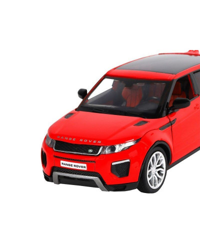 Машина "АВТОПАНОРАМА" Land Rover Range Rover Evoque HSE, красный, 1/32, в/к 17,5*12,5*6,5 см