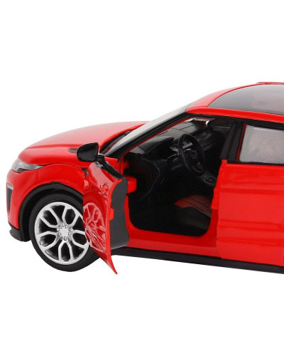 Машина "АВТОПАНОРАМА" Land Rover Range Rover Evoque HSE, красный, 1/32, в/к 17,5*12,5*6,5 см