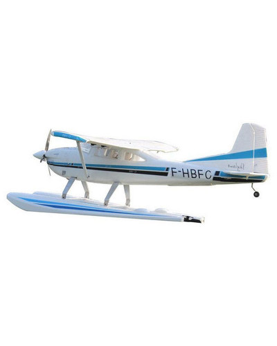 Радиоуправляемый самолет Top RC Cessna 1.5m C185 PRO на поплавках KIT