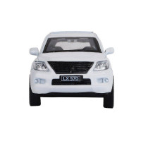 Машина "АВТОПАНОРАМА" Lexus LX570, белый, 1/43, инерция, в/к 17,5*12,5*6,5 см