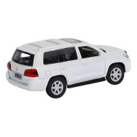 Машина "АВТОПАНОРАМА" Lexus LX570, белый, 1/43, инерция, в/к 17,5*12,5*6,5 см