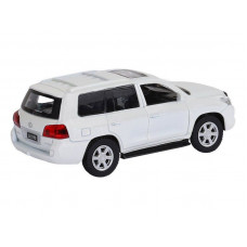 Машина "АВТОПАНОРАМА" Lexus LX570, белый, 1/43, инерция, в/к 17,5*12,5*6,5 см