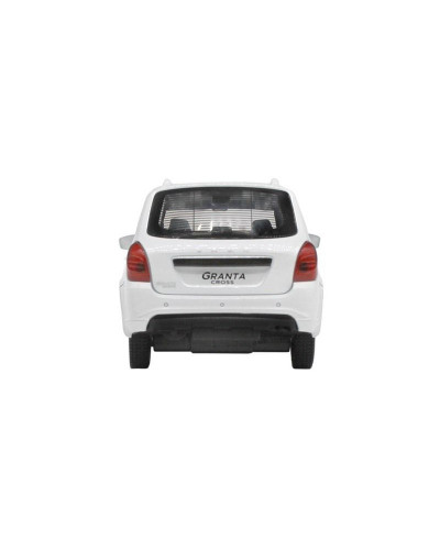 Машина "АВТОПАНОРАМА" LADA GRANTA CROSS, белый, 1/24, свет, звук, инерция, в/к 24,5*12,5*10,5 см