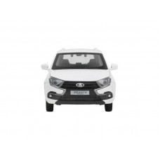 Машина "АВТОПАНОРАМА" LADA GRANTA CROSS, белый, 1/24, свет, звук, инерция, в/к 24,5*12,5*10,5 см