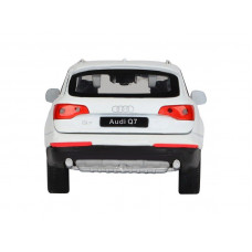 Машина "АВТОПАНОРАМА" Audi Q7, белый, 1/32, свет, звук, инерция, в/к 17,5*13,5*9 см