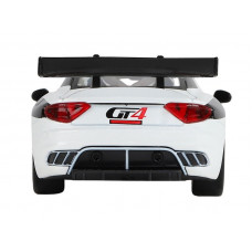 Машина "АВТОПАНОРАМА" Maserati Gran Turismo MC GT4, белый, 1/32, свет, звук, в/к 17,5*13,5*9 см