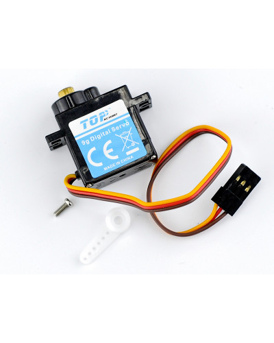 Сервомашинка 9g для планера Top RC Lightning V1 (руль высоты), провод 150мм