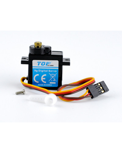 Сервомашинка 9g для планера Top RC Lightning V1 (руль высоты), провод 150мм