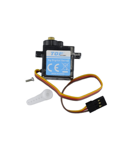 Сервомашинка 9g для планера Top RC Lightning V1 (руль высоты), провод 150мм