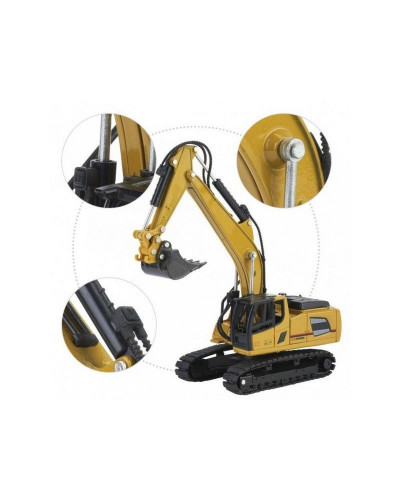 Металлический экскаватор HUI NA TOYS 1/60