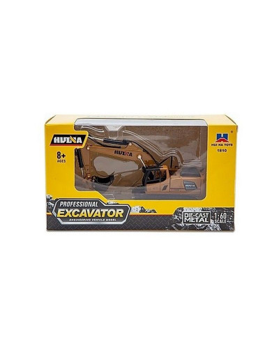 Металлический экскаватор HUI NA TOYS 1/60