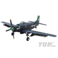 Радиоуправляемый самолет Top RC A1 Sky Raider белый 800мм 2.4G 4-ch LiPo RTF