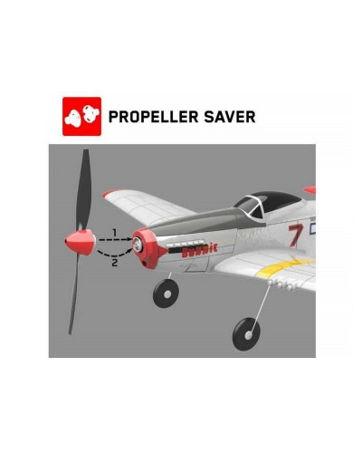 Радиоуправляемый самолет Volantex RC P51D 400мм 2.4G 4ch LiPo RTF with Gyro