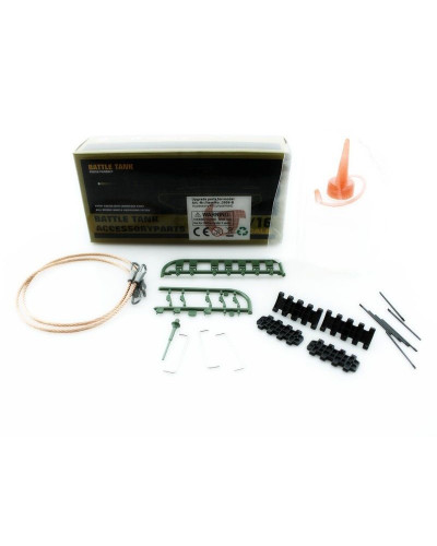 Набор наклеек и аксессуаров для танка T34/85 Metal Edition, неокрашен