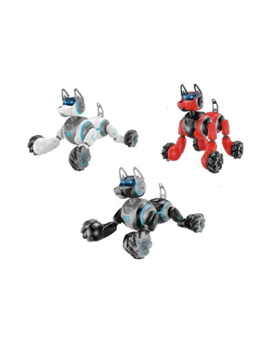 Робот собака-перевертыш SYRCAR 666-800A Stunt Dog с пультом в виде наручных часов