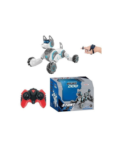 Робот собака-перевертыш SYRCAR 666-800A Stunt Dog с пультом в виде наручных часов