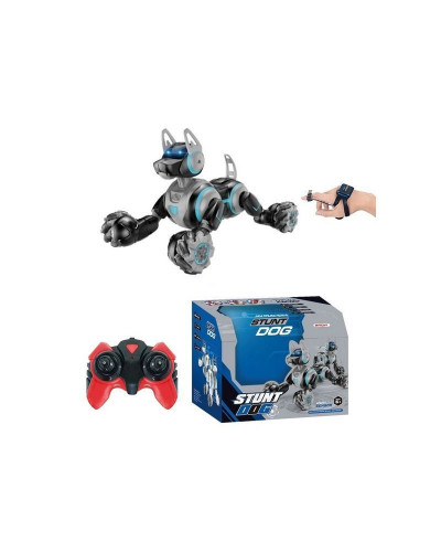 Робот собака-перевертыш SYRCAR 666-800A Stunt Dog с пультом в виде наручных часов