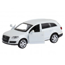Машина "АВТОПАНОРАМА" Audi Q7, белый, 1/43, инерция, в/к 17,5*12,5*6,5 см
