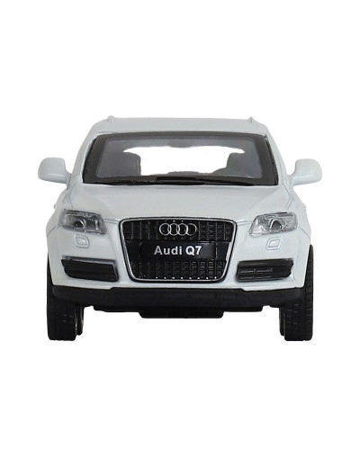 Машина "АВТОПАНОРАМА" Audi Q7, белый, 1/43, инерция, в/к 17,5*12,5*6,5 см