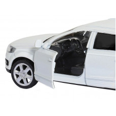 Машина "АВТОПАНОРАМА" Audi Q7, белый, 1/43, инерция, в/к 17,5*12,5*6,5 см