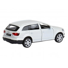 Машина "АВТОПАНОРАМА" Audi Q7, белый, 1/43, инерция, в/к 17,5*12,5*6,5 см