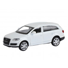 Машина "АВТОПАНОРАМА" Audi Q7, белый, 1/43, инерция, в/к 17,5*12,5*6,5 см