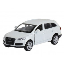 Машина "АВТОПАНОРАМА" Audi Q7, белый, 1/43, инерция, в/к 17,5*12,5*6,5 см