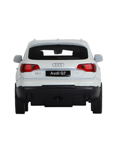 Машина "АВТОПАНОРАМА" Audi Q7, белый, 1/43, инерция, в/к 17,5*12,5*6,5 см