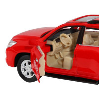 Машина "АВТОПАНОРАМА" Lexus LX570, красный, 1/32, свет, звук, инерция, в/к 17,5*13,5*9 см
