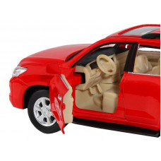 Машина "АВТОПАНОРАМА" Lexus LX570, красный, 1/32, свет, звук, инерция, в/к 17,5*13,5*9 см