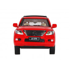 Машина "АВТОПАНОРАМА" Lexus LX570, красный, 1/32, свет, звук, инерция, в/к 17,5*13,5*9 см