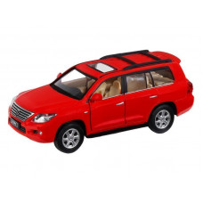 Машина "АВТОПАНОРАМА" Lexus LX570, красный, 1/32, свет, звук, инерция, в/к 17,5*13,5*9 см