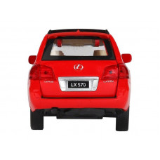 Машина "АВТОПАНОРАМА" Lexus LX570, красный, 1/32, свет, звук, инерция, в/к 17,5*13,5*9 см