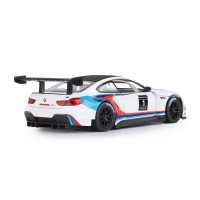 Машина "АВТОПАНОРАМА" BMW M6 GT3, белый, 1/24, свет, звук, в/к 24,5*12,5*10,5 см