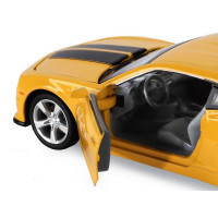 Машина "АВТОПАНОРАМА" Chevrolet Camaro SS, желтый, 1/32, свет, звук, инерция, в/к 17,5*13,5*9 см