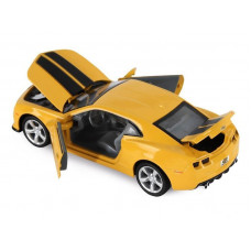 Машина "АВТОПАНОРАМА" Chevrolet Camaro SS, желтый, 1/32, свет, звук, инерция, в/к 17,5*13,5*9 см