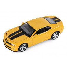 Машина "АВТОПАНОРАМА" Chevrolet Camaro SS, желтый, 1/32, свет, звук, инерция, в/к 17,5*13,5*9 см
