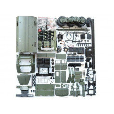 Радиоуправляемая машина WPL УРАЛ с тентом (зеленый) 6WD 2.4G 1/16 KIT