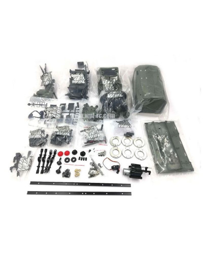 Радиоуправляемая машина WPL УРАЛ с тентом (зеленый) 6WD 2.4G 1/16 KIT