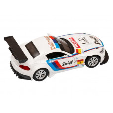 Машина "АВТОПАНОРАМА" BMW Z4 GT3, 1/38, белый, инерция, откр. двери, в/к 17,5*12,5*6,5 см