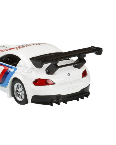 Машина "АВТОПАНОРАМА" BMW Z4 GT3, 1/38, белый, инерция, откр. двери, в/к 17,5*12,5*6,5 см