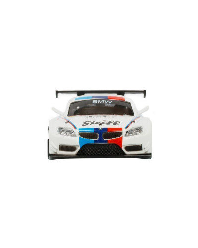 Машина "АВТОПАНОРАМА" BMW Z4 GT3, 1/38, белый, инерция, откр. двери, в/к 17,5*12,5*6,5 см