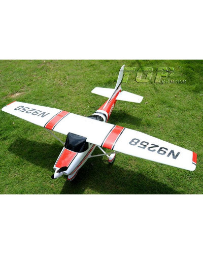 Радиоуправляемый самолет Top RC Cessna 182 500 class красная 1410мм 2.4G 4-ch LiPo RTF