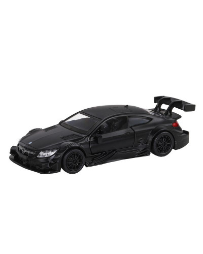 Машина "АВТОПАНОРАМА" Mercedes-AMG C 63 DTM, черный матовый, 1/43, инерция, в/к 17,5*12,5*6,5 см